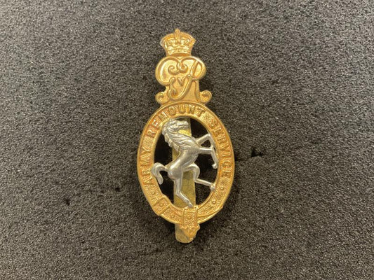 Gradia Militaria -  WW1 Army Remount Service cap badge