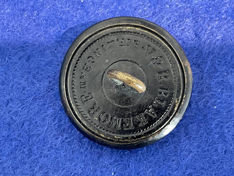 Bermuda Police George V blackened brass button.