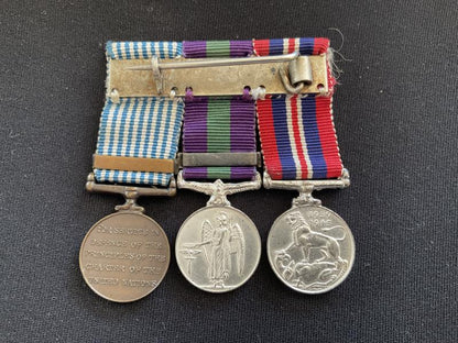 Miniature Palestine 1945-48 bar GSM, WW2 & Korea group.