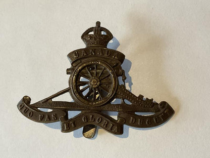 Gradia Militaria -  WW1 Canadian Field Artillery cap badge by TIPTAFT.