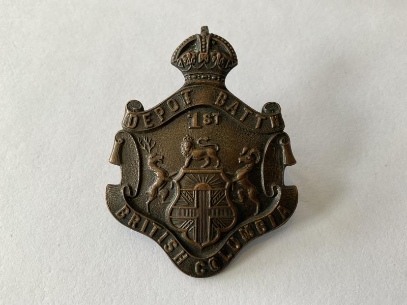 Gradia Militaria -  WW1 C.E.F 1st Depot Battalion (B.C) made by ALLAN