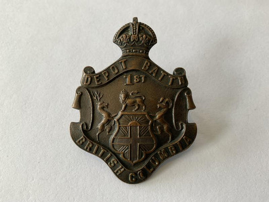 Gradia Militaria -  WW1 C.E.F 1st Depot Battalion (B.C) made by ALLAN