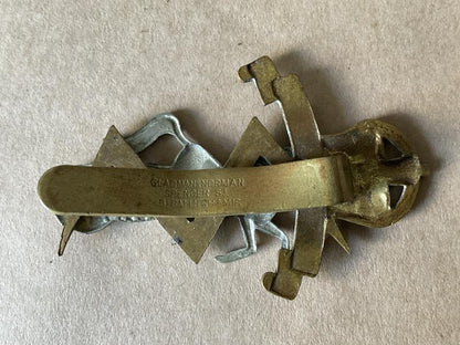 K/C R.E.M.E cap badge 1947-52 by GLADMAN & NORMAN