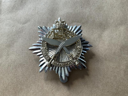 Gradia Militaria -  Anodised Gurkha Army Service Corps cap badge by Gaunt.