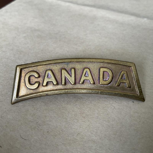 Gradia Militaria -  WW1 CANADA nationality title by CARON BROS 1916