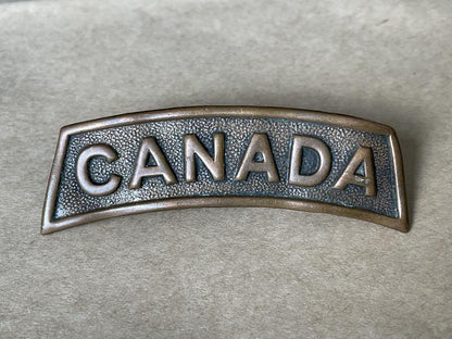Gradia Militaria -  WW1 C.E.F CANADA shoulder title by SCULLY