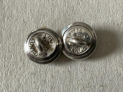 1951 dated silver Federation of Malay Police cap buttons.