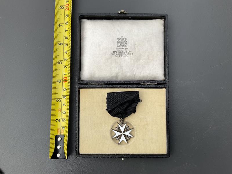 Gradia Militaria -  Boxed Order of St John (Officers enamelled) medal .