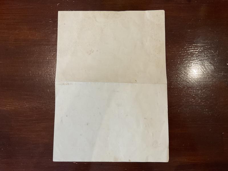 WW2 Home Guard certificate of service to George Cecil POHLMAN