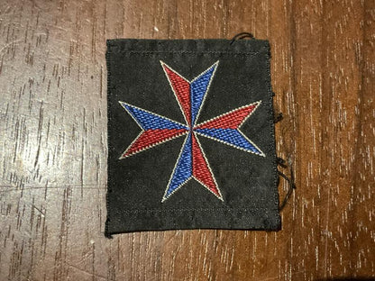 Gradia Militaria -  WW2 British Malta Mobile Units , R.A silk formation sign.