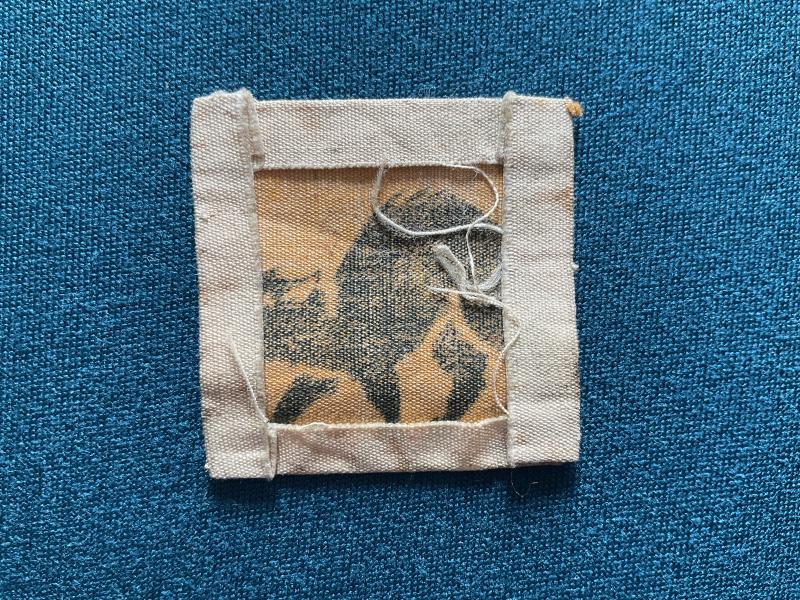 WW2 British 9th Corps Kilkenny Cat printed formation sign.