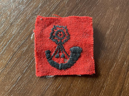 Gradia Militaria -  WW2 38th (The Kings Regiment) Searchlight Regt formation sign.