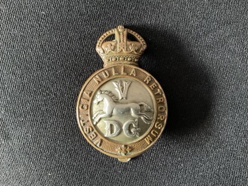 Gradia Militaria -  5th Dragoon Guards Cap Badge circa 1902-22
