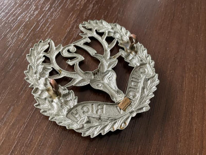 WW1 C.E.F The 72nd Seaforth Highlanders badge by HEMSLEYS.