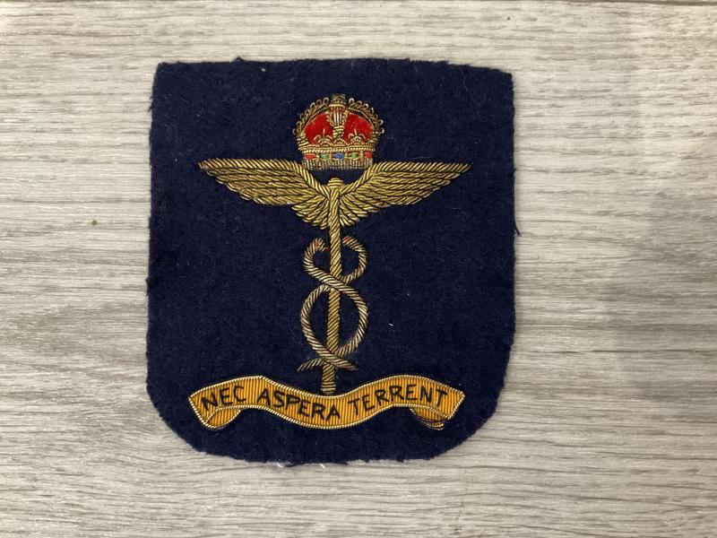 Gradia Militaria -  K/C R.A.F Medical Branch bullion blazer badge