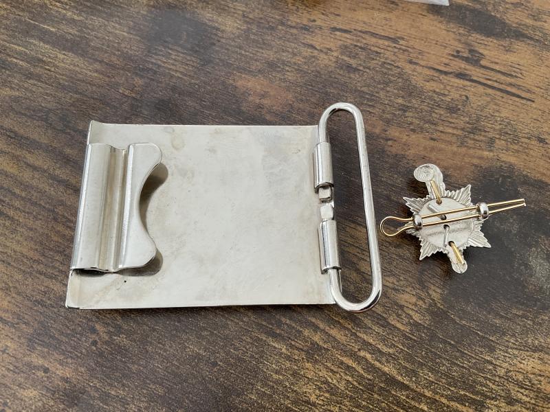 Princess of Waless Royal Regiment belt plate & collar