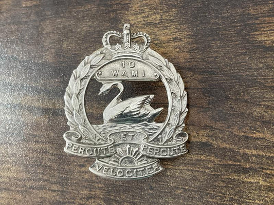 Gradia Militaria -  10th Western Australia Mounted Infantry (10th WAMI) hat badge