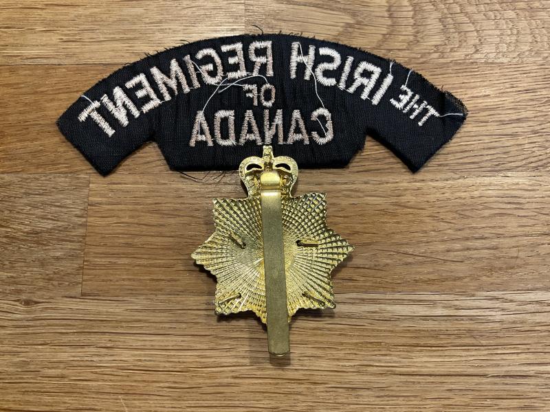 The Irish Regiment of Canada cap badge & title
