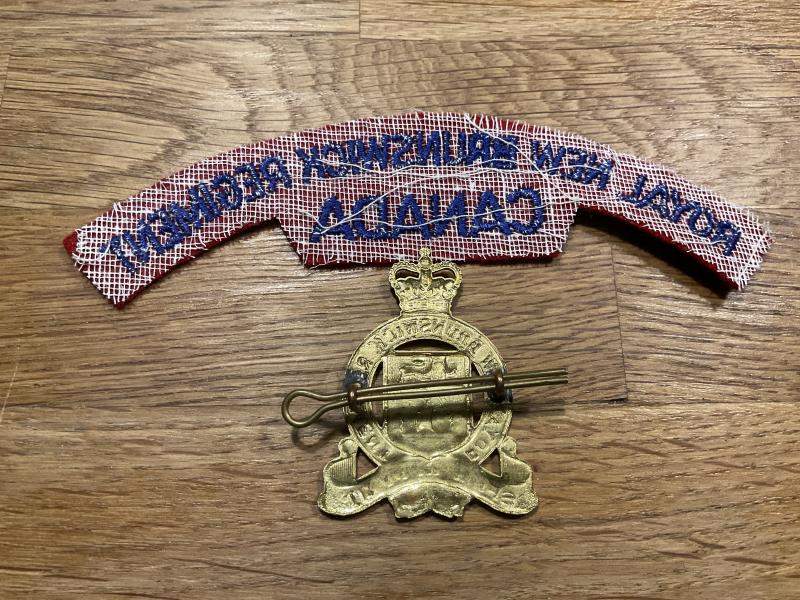 Royal New Brunswick Regiment of Canada cap badge & title.