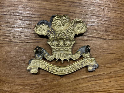 WW2 Canadian Prince of Wales Rangers (Peterborough Regt ) cap badge.