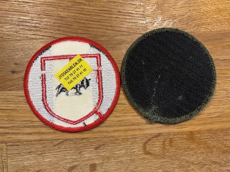Danish Army Engineers T.R.F sleeve badges.