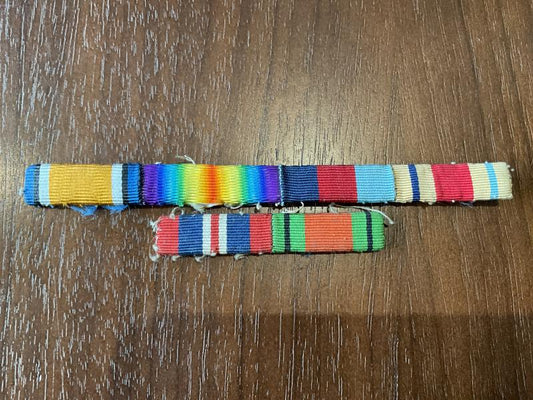 Gradia Militaria -  WW1/2 Medal ribbon bars removed from uniform