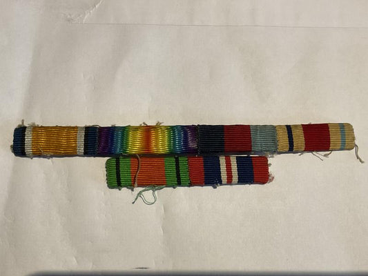 Gradia Militaria -  WW1 & 2 British/ commonwealth medal ribbon bars.