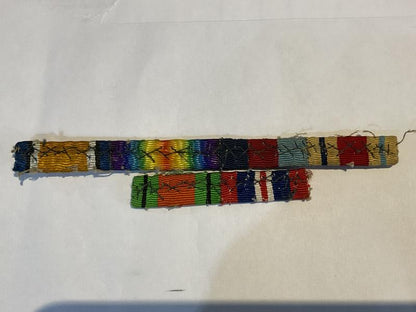 WW1 & 2 British/ commonwealth medal ribbon bars.