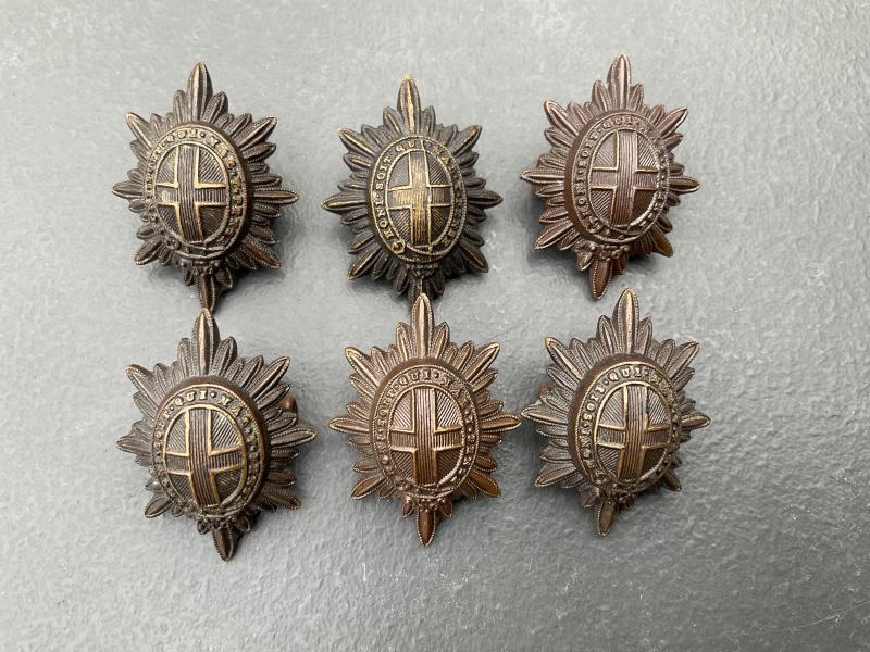 WW1/2 Coldstream Guards Officers rank stars, set of 6 – Gradia Militaria