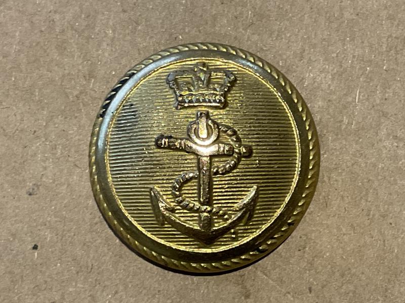 Gradia Militaria -  Royal Naval officers button circa 1827-43 (M.S & J.D)