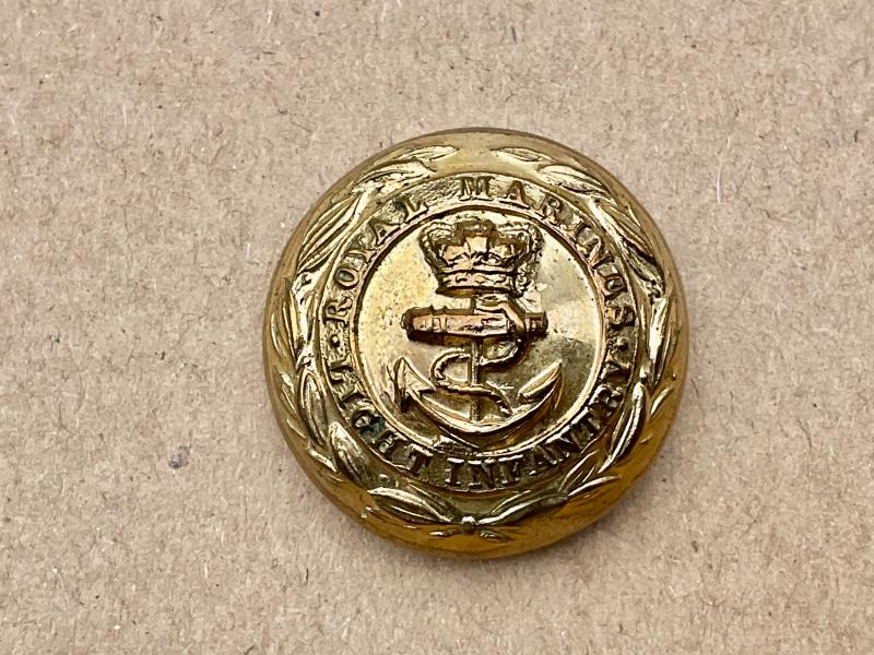 Gradia Militaria -  QVC Royal Marines Light Infantry button by HERBERT.