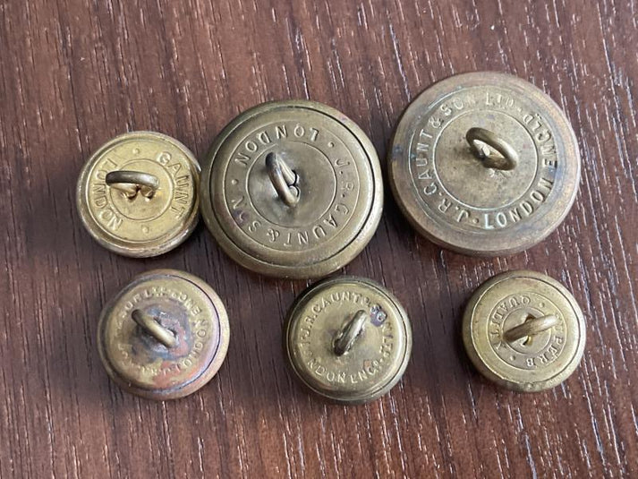 WW1/2 New Zealand General service buttons, various. – Gradia Militaria