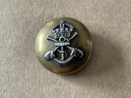 Gradia Militaria -  K/C Royal Navy P.T.Is silver/gilt button, large 23mm size.