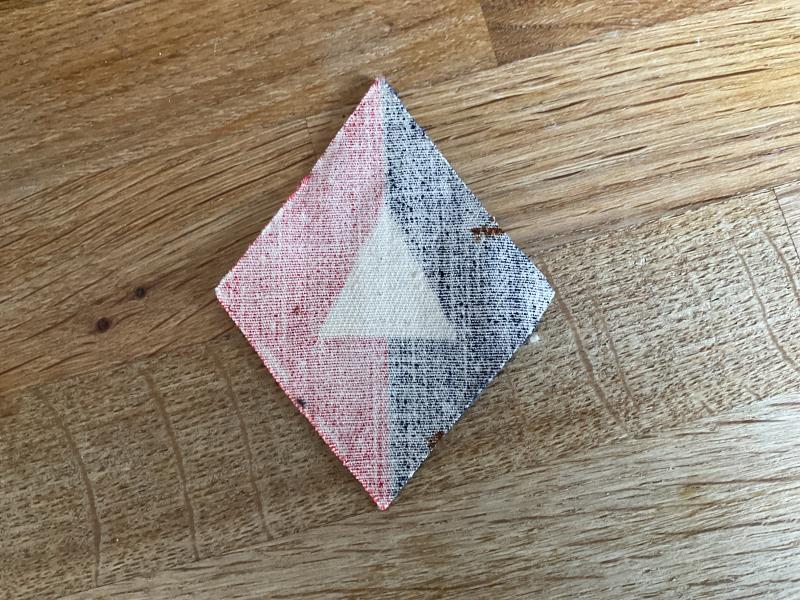 WW2 Printed 1st Division Royal Artillery formation sign