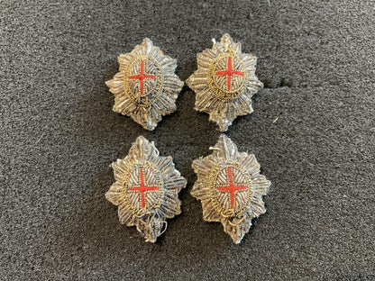 Gradia Militaria -  Guards Lieutenants silver bullion full dress rank pips.