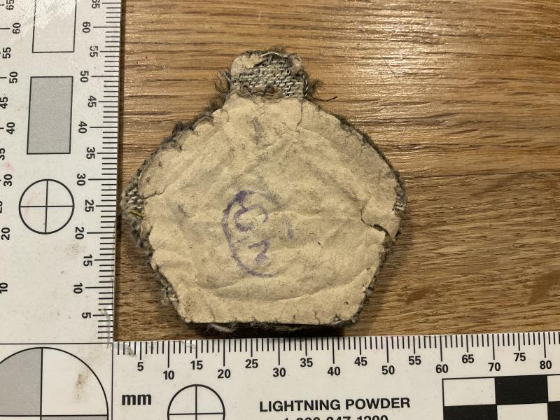 WW2 Warrant officers rank crown, removed from uniform.