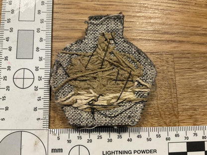 WW2 Cloth warrant officers large rank crown.