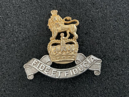 Gradia Militaria -  Q/C Officers R.A.P.C silver & gilt cap badge