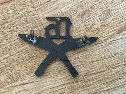 WW2 15th Gurkha Rifles head-dress badge