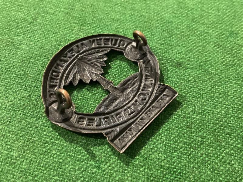 WW1 N.Z 2nd Wellington West Coast Mounted Rifles cap badge.