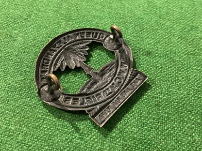 WW1 N.Z 2nd Wellington West Coast Mounted Rifles cap badge.