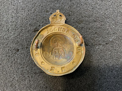 Edward VII new zealand public school cadets cap badge