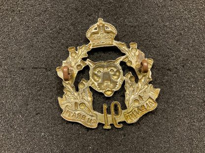 91st Canadian Highlanders (Militia) bonnet badge, circa 1908.