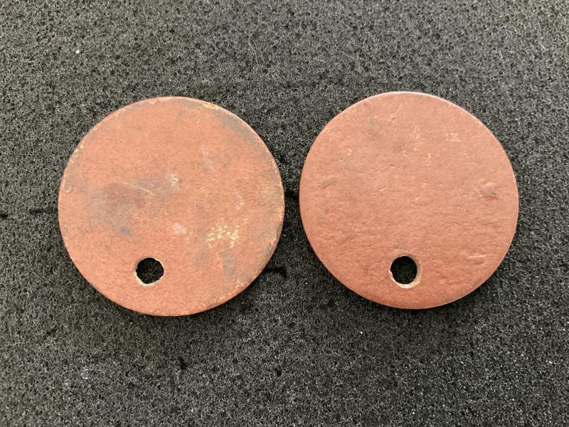 WW1 Dog Tags; Richard PRODGER R.W.F.