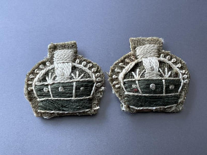 Gradia Militaria -  WW2 Indian theatre made Majors crowns.