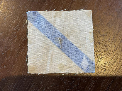 Canal Zone south printed formation sign.