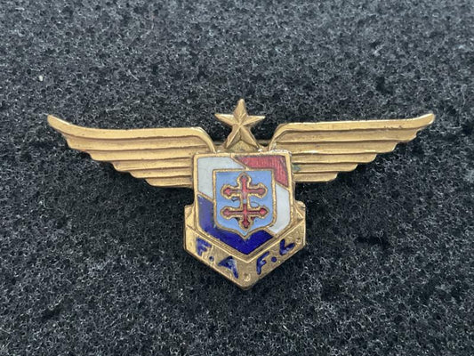 Gradia Militaria -  WW2 Free French F.A.F.L ( pre August 1943) breast wing.