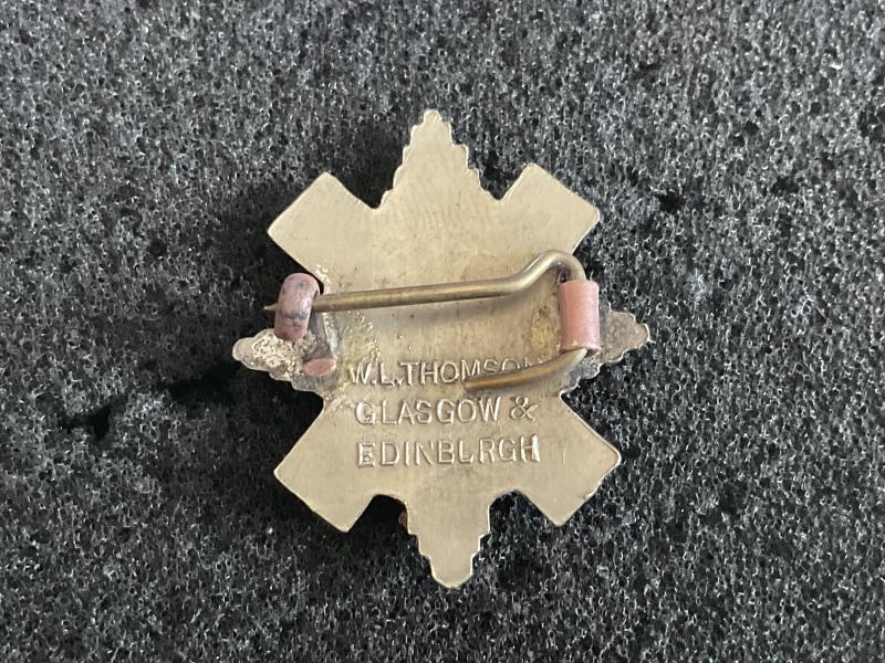 WW1/2 The Black Watch , The Royal Highlanders sweetheart badge.