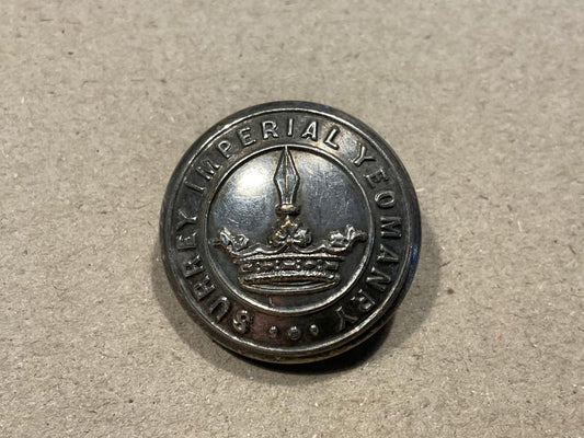 Gradia Militaria -  Boer War Surrey Imperial Yeomanry officers button.