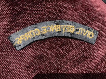 CIVIL DEFENCE CORPS (Malta) cloth shoulder title